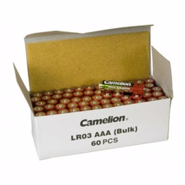 Camelion LR03/AAA Alkaline batterier 60 stk. pakning